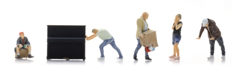 Artitec 5120043 - TT - Umzugshelfer (5 Stück)